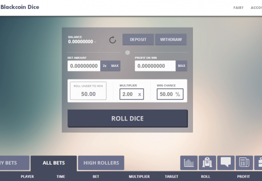 Introducing Blackcoin Dice Casino with 0% House Edge and Provably Fair
